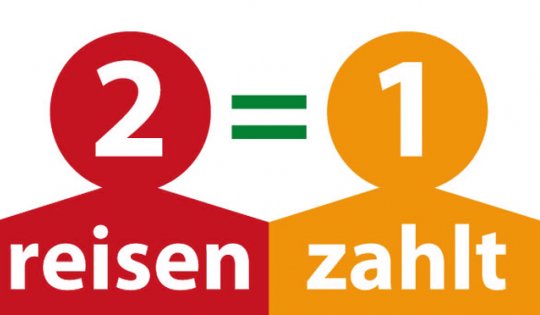 MediKur-Reisemarke 2 reisen=1 zahlt, Logo